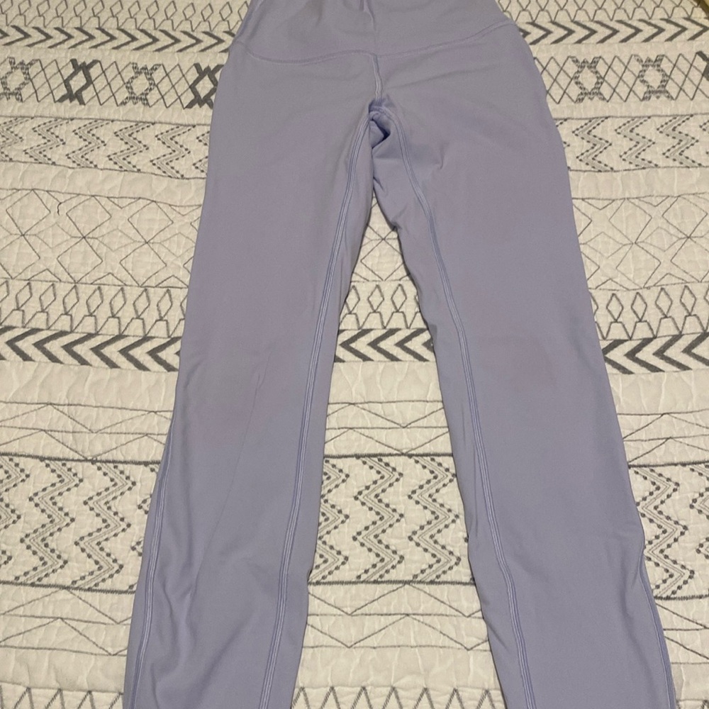 Pastel Blue Lululemon Wunder-Train 25inch